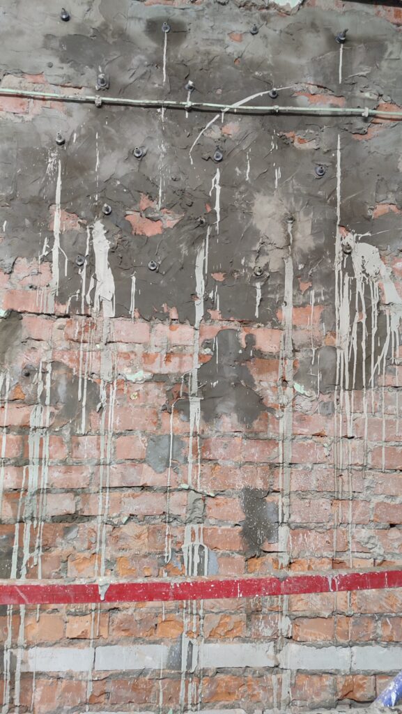 Результат работ по инъецированию микроцемента